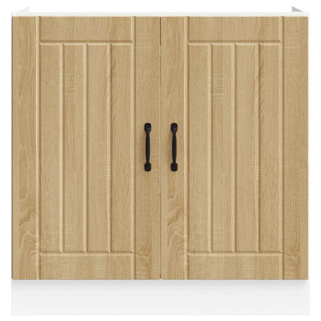 Keukenkast – Onderkast – Opbergkast – Badkamerkast – Keukenmeubel – Sonoma Eikenhout – Compact & Vochtbestendig