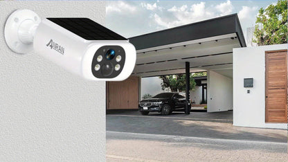 Beveiligingscamera – Camerabewaking – Buitencamera – Draadloze Camera – Bewakingscamera – 2K HD Resolutie – Zonne-energie & Oplaadbare Batterij