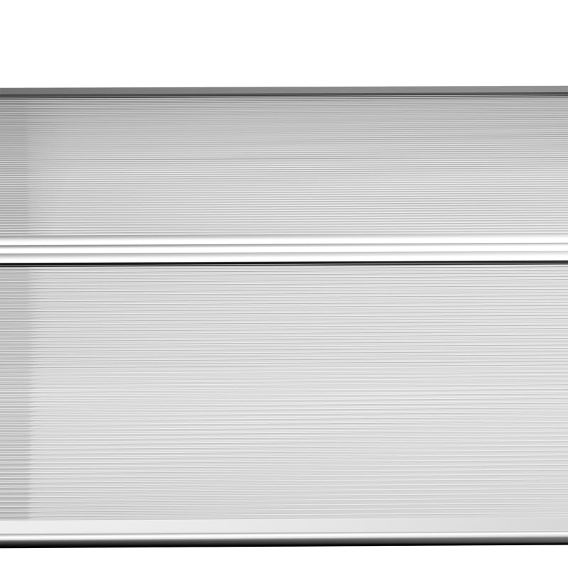 Deurzonwering – Deurluifel – Voordeurkap – Overkapping – Zonwering – Transparant Polycarbonaat Dak – Zwart Aluminium Frame – 75x195x23 cm – UV- en Regenbestendig – Eenvoudige Montage