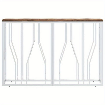 1pc Rustic Wooden Sideboard Console Table, Freestanding Solid Wood Storage Cabinet, Versatile for Various Rooms, with Glass Front Doors, for Standing Shelf, Standing Shelf