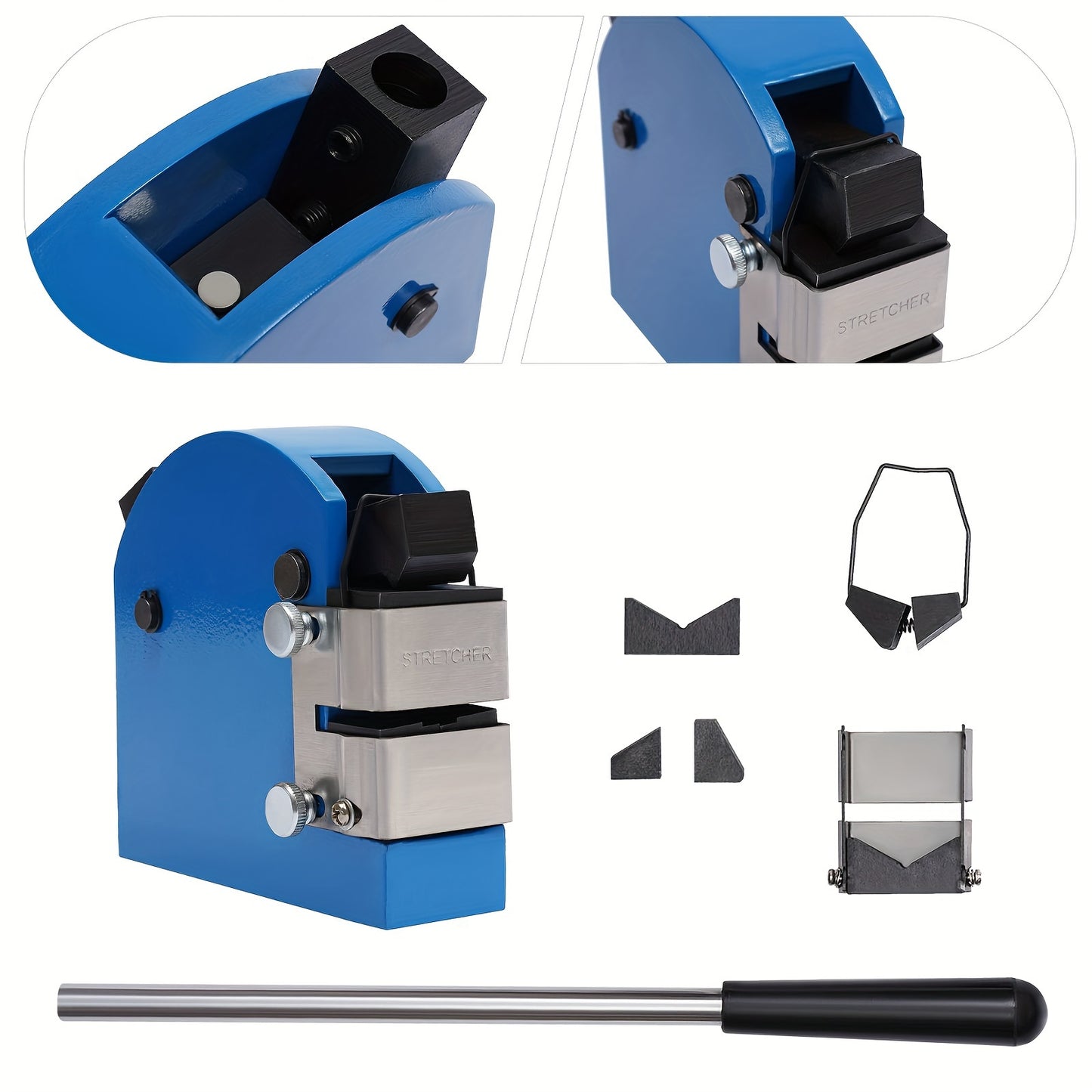 Plaatbuiger – Metaalbuiger – Kantentang – Buigapparaat – Rekker – Handmatig Gereedschap – 1,2 mm Capaciteit – 45 mm Hoekradius – Blauw