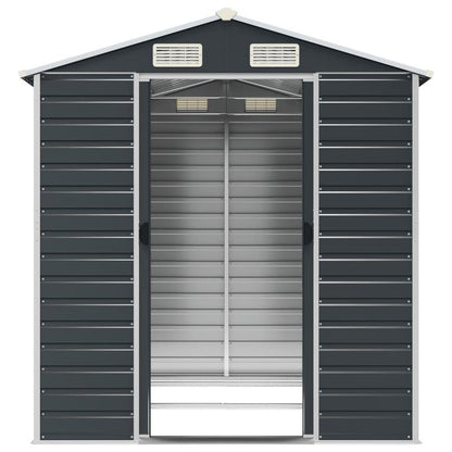 Tuinschuur – Tuinkast – Berging – Opbergschuur – Gereedschapsschuur – Gegalvaniseerd Staal – Ruim 191x215x198 cm – Hoekbescherming