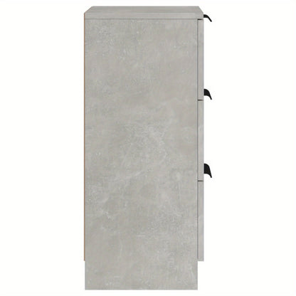 Sideboard – Opbergkast – Garagekast – Gereedschapskist – Schoenenrek – Betonlook Grijs – 30x30x70 cm – Gemaakt Van Hout