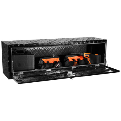 Gereedschapskist Vrachtwagen – Opbergbox – Transportkist – Vrachtwagenbox – Onderbouwkist – Aluminium – Waterdicht – 1524 x 432 x 457 mm – Afsluitbaar Met Sleutels