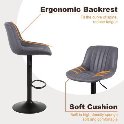 Barstoel – Barkruk – Barstoel Kruk – Barkrukken – Barstoelen – Hoogteverstelbaar – Velvet Bekleding