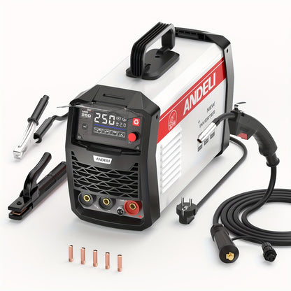 Lasapparaat – MIG Lasmachine – TIG Lasser – Elektrode Lasser – Inverter Lasapparaat – Gasloos Lassen – LED Display – 220V - Compact & Draagbaar
