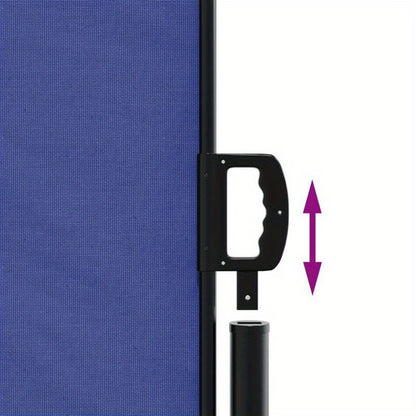 Retractable Windscreen 100X600 Cm Blue