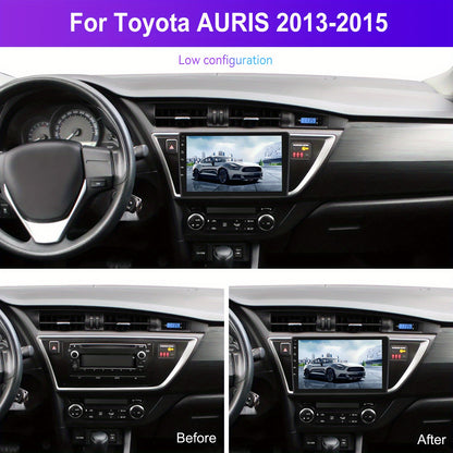 Autoradio – Car Stereo – Auto Multimedia – Navigatiesysteem – Autoplayer – Android 15.0 – Wireless CarPlay & Android Auto – 9 Inch HD IPS Touchscreen – AHD Achteruitrijcamera & Stuurwielbediening – Geschikt Voor Toyota Auris 2013-2015
