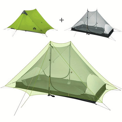 Bivakzak – Lichtgewicht Tent – Backpackingtent – 2-Persoons Tent – Kampeertent – Ultralicht 1,36 kg – Duurzaam Siliconen Nylon