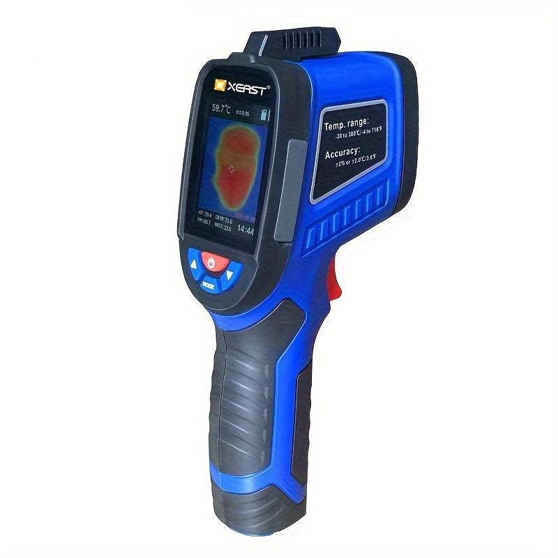 Infrarood Thermografiecamera – Warmtebeeldcamera – Thermisch Beeldapparaat – Temperatuurmeter – Vochtigheidsmeter – Handzaam & Draagbaar – USB Aansluiting – 2,4 Inch Kleurenscherm