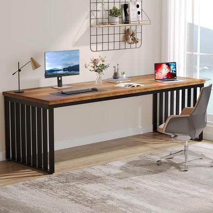 Computertafel – Bureau – Werkplek – PC Tafel – Kantoor Tafel – 180 cm Breed – Stevig Metalen Frame