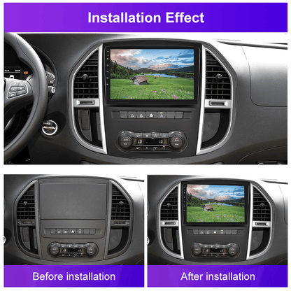 Android 15 Autoradio – Multimedia Systeem – Auto Radio – DVD Speler – Navigatie Systeem – 10 Inch 1080P Touchscreen – Draadloze Carplay & Android Auto