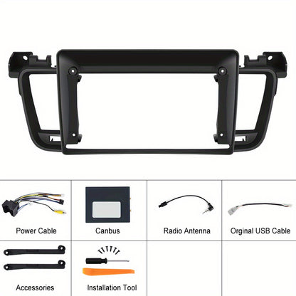 Android 15 Autoradio Peugeot 508 – Navigatiesysteem – Multimedia Speler – Touchscreen Radio – Draadloze CarPlay – 9 Inch 1280P IPS Display – AHD Achteruitrijcamera – WiFi GPS Connectivity