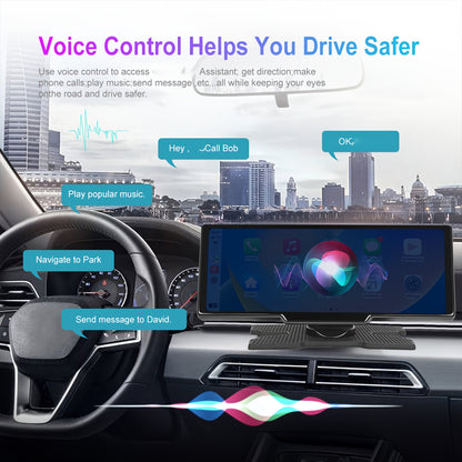 Android Car Radio – Multimedia Speler – Autoradio – Navigatiesysteem – Touchscreen Radio – 10 Inch Scherm – 2GB RAM + 64GB Opslag – Draadloze CarPlay & AHD Achteruitrijcamera