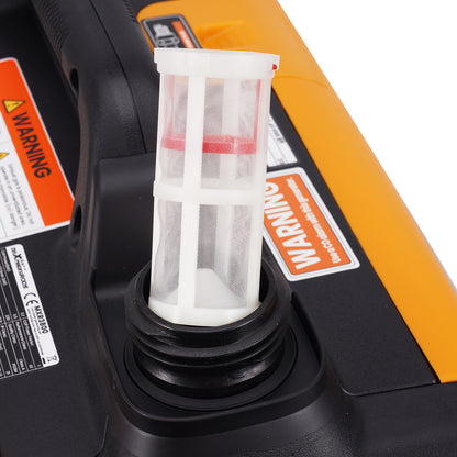 Benzinegenerator – Draagbare Generator – Stille Stroomvoorziening – Inverter Generator – Noodstroom – 3200W Continu Vermogen – 58dB Laag Geluidsniveau – Oranje