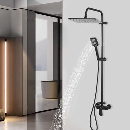 Badkraan – Badmengkraan – Douchekraan – Handdouche – Thermostaatkraan – Waterbesparend – Mat Zwart Met Chroom