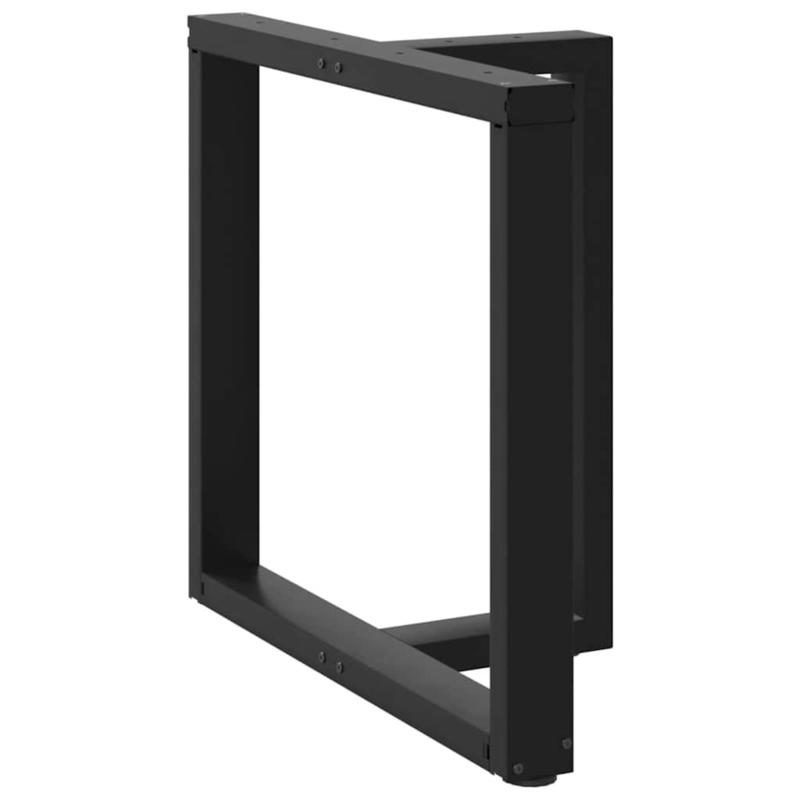 Tafelpoten – Meubelpoten – Tafelpoot Set – Metalen Poten – Zwarte T-vorm – Staal – 70x35x72-73 cm – Robuust & Eenvoudig te Monteren