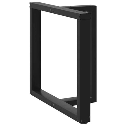 Tafelpoten – Meubelpoten – Tafelpoot Set – Metalen Poten – Zwarte T-vorm – Staal – 70x35x72-73 cm – Robuust & Eenvoudig te Monteren