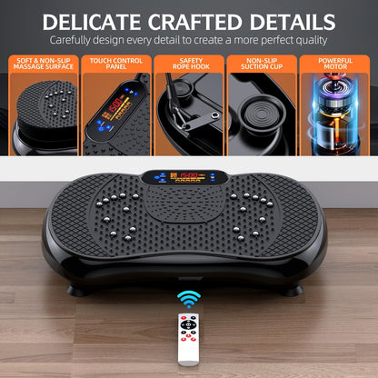 Fitnessapparaat – Fitness Vibrator – Gymapparaat – Trainingsapparaat – Fitness Equipment – 12,3 kg Trillingen – Max Belastbaar 150 kg