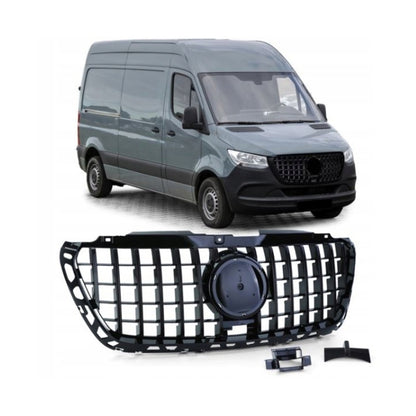 GRILL TRAP FOR MERCEDES SPRINTER W907, W910 FROM 2018 - PANAMERICANA CAMERA - QUORE