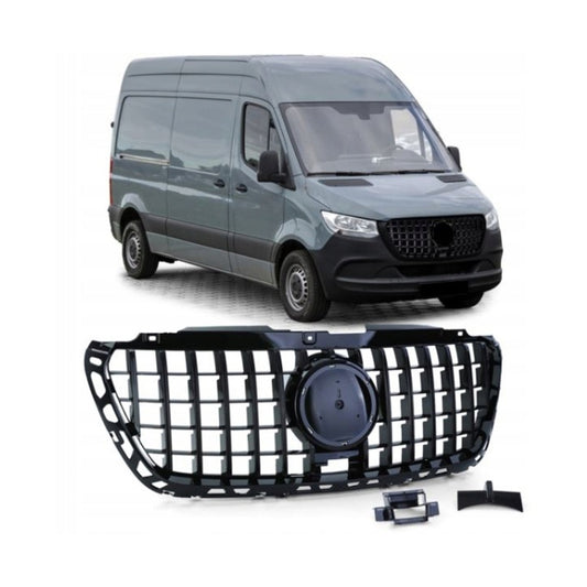 GRILL TRAP FOR MERCEDES SPRINTER W907, W910 FROM 2018 - PANAMERICANA CAMERA - QUORE