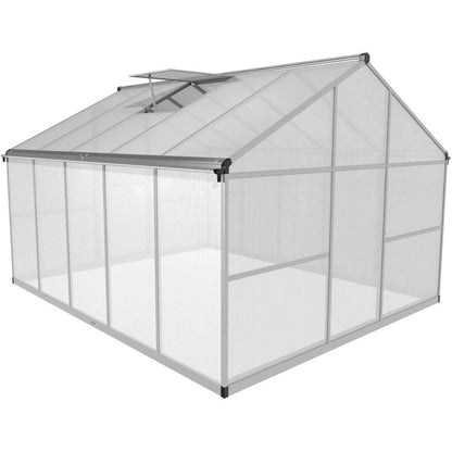 Kweekkas – Tuinkas – Broeikas – Serre – Plantenkas – Groot Formaat 310x250x195 cm – Aluminium Frame & Polycarbonaat Panelen