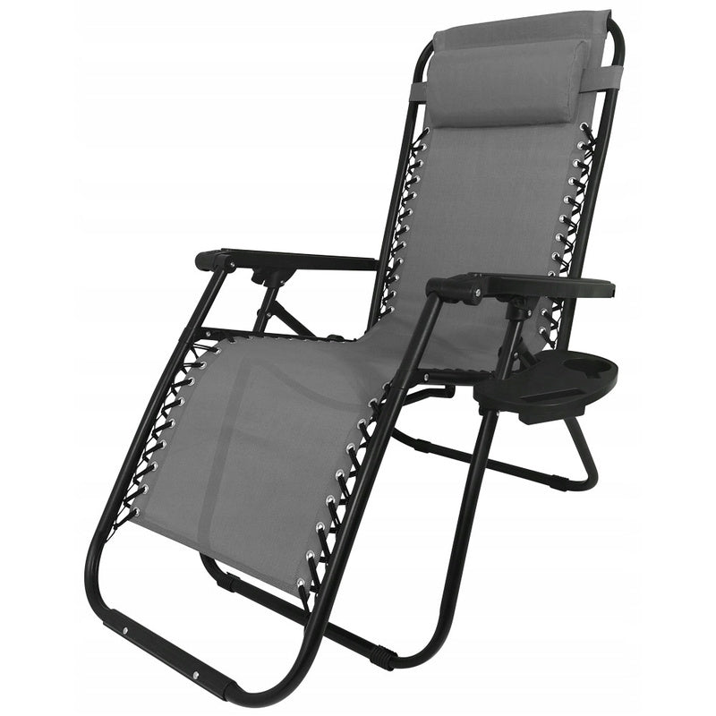 Zero Gravity Ligstoel – Relaxstoel – Tuinstoel – Ligbed – Outdoor Stoel – Versterkt Metaal – Waterafstotende Ademend Stof