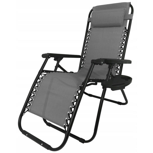Zero Gravity Ligstoel – Relaxstoel – Tuinstoel – Ligbed – Outdoor Stoel – Versterkt Metaal – Waterafstotende Ademend Stof
