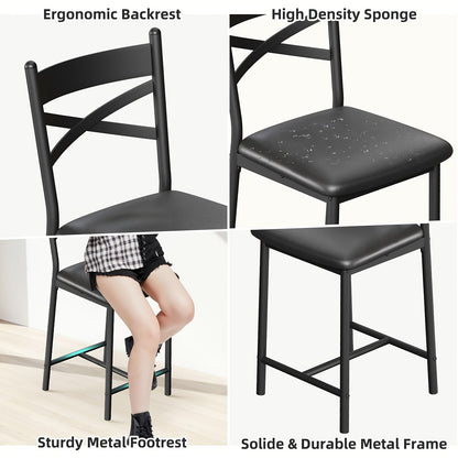 3-delige Bar Tafel Set – Bartafel Set – Barmeubel – Bistrotafel – Eettafel Compact – Opklapbaar Tafelblad – Met Opbergruimte – Grijs – Ruimtebesparend – Stevig Houten Ontwerp