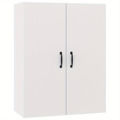 Wandkast Wit – Muurkast Opbergkast Opbergsysteem Opbergmeubel – Softwood Materiaal – Ruimtebesparend Verticale Organizer 69,5x34x90cm