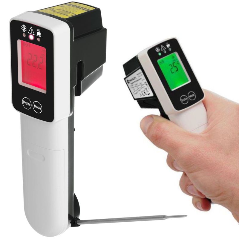 Keukenthermometer – Voedselthermometer – Vleesthermometer – Kookthermometer – Oventhermometer – Digitaal – HACCP Controle – Meetbereik -60°C tot 350°C