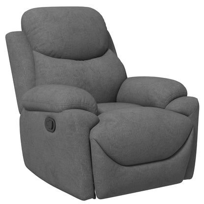 Relaxfauteuil – Fauteuil – Lounge Stoel – Sleeper Chair – TV Stoel – Ergonomisch Ontwerp – Hoogwaardig Schuim – Grijs Linnen