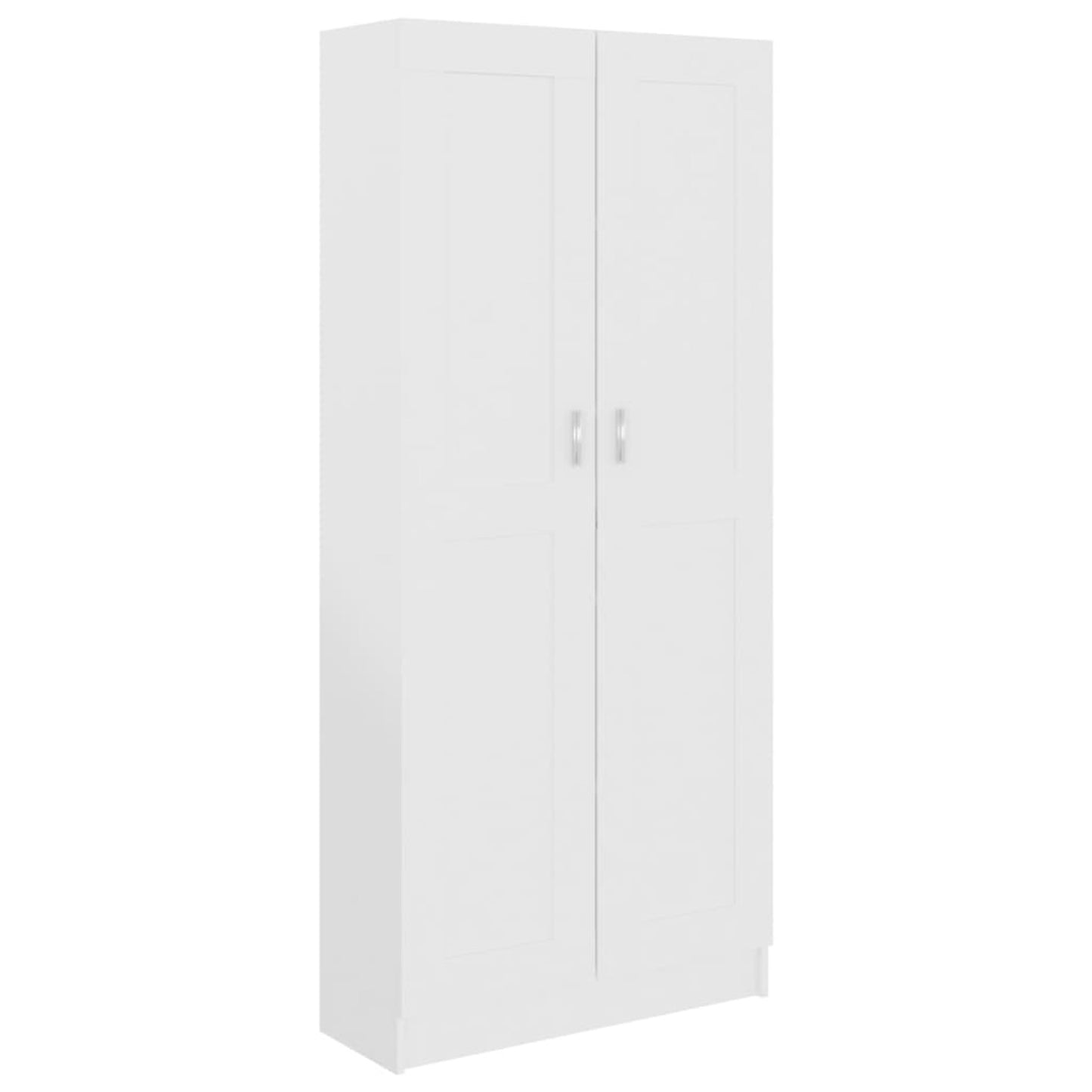 Boekenkast – Boekenrek – Vakkenkast – Opbergkast – Wandkast – Wit Design – 82,5x30,5x185,5 cm – Hoogwaardig Engineered Wood