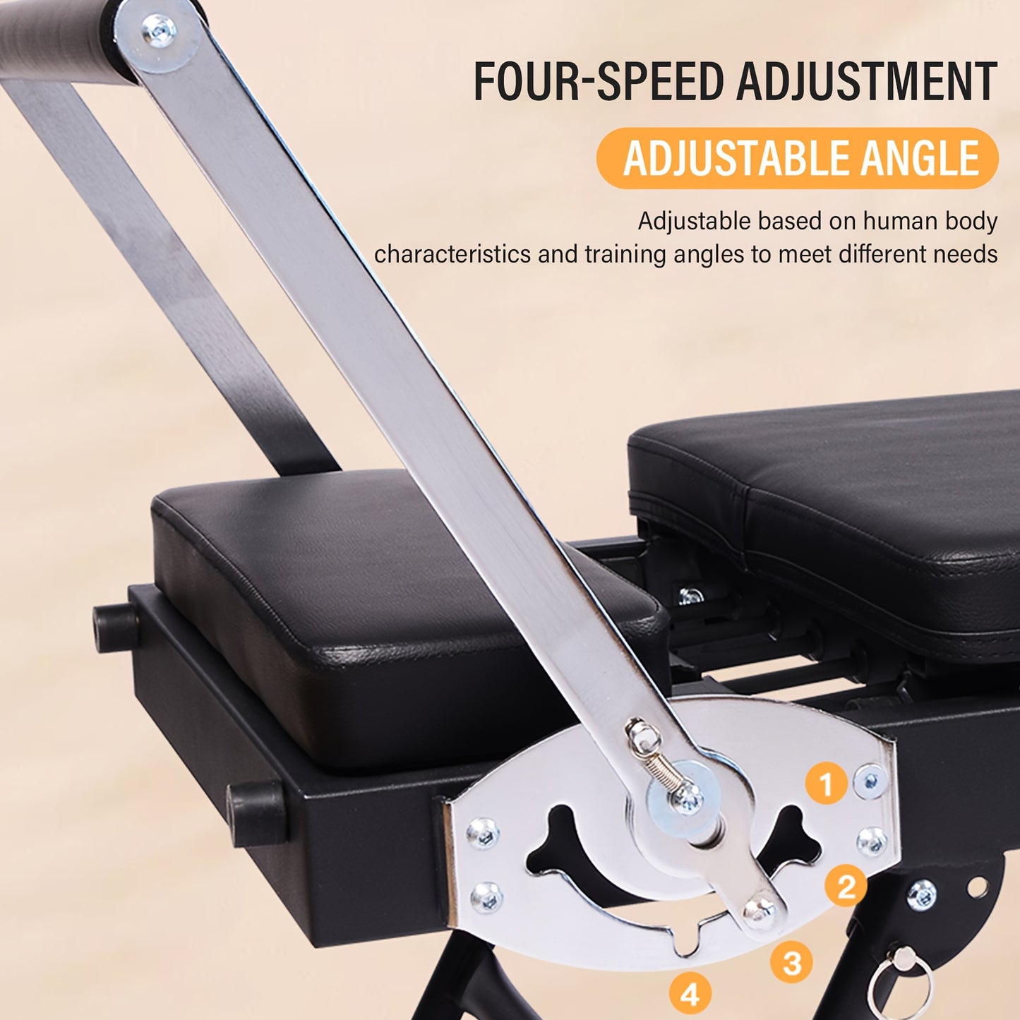 Pilatesapparaat – Pilates Reformer – Pilates Machine – Fitnessapparaat – Core Trainer – Inklapbaar & Compact – Stalen Frame – Verstelbare Weerstand