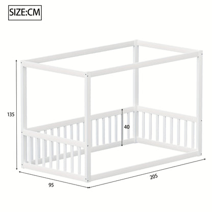 Canopy Bed 90 X 200cm, Bed Frame