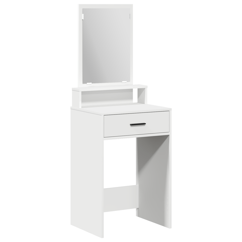 Dames Kaptafel – Make-up Tafel – Schminktafel – Dressing Table – Vanity Desk – Massief Hout – Ruime Opbergladen – Wit