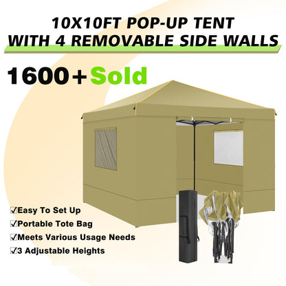 Zonneluifel – Schaduwdoek – Luifel – Zonnescherm – 3x3 Meter – Lichtgewicht – Pop-Up Systeem