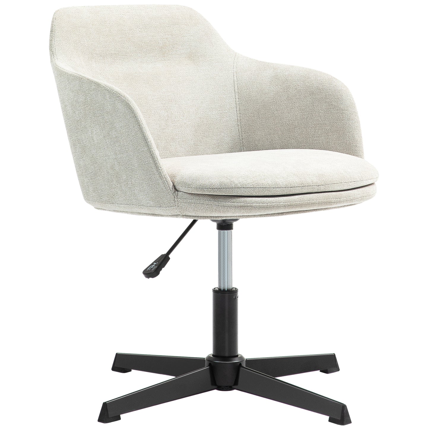 Bureaustoel – Bureaustoel Met Wieltjes – Werkstoel – Zwenkstoel – Bureaukruk – Verstelbare Hoogte 36-46 cm – Max. Draagkracht 120 kg