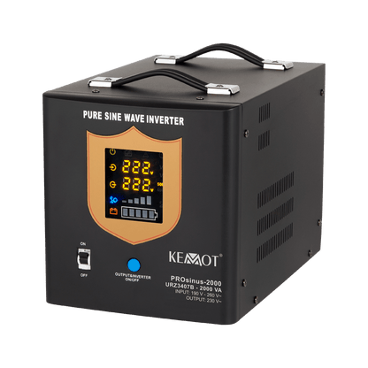 No-break – Noodstroomvoorziening – UPS – Back-up Stroom – Stroomonderbreking Beveiliging – 2000 VA / 1200 W – Pure Sinusgolf Inverter