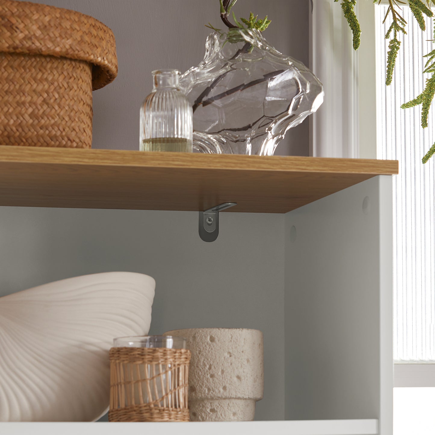 Badkamerkast – Kolomkast – Opbergkast – Vloerkast – Bergkast – Verstelbare Planken – Vochtbestendig MDF 60x160x30 cm Wit