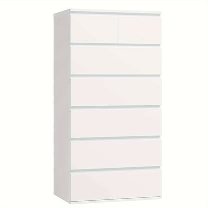 Chest Of Drawers – Ladekast – Kledingkast – Opbergkast – Slaapkamerkast – Modern Wit – 5 Lades – MDF Materiaal