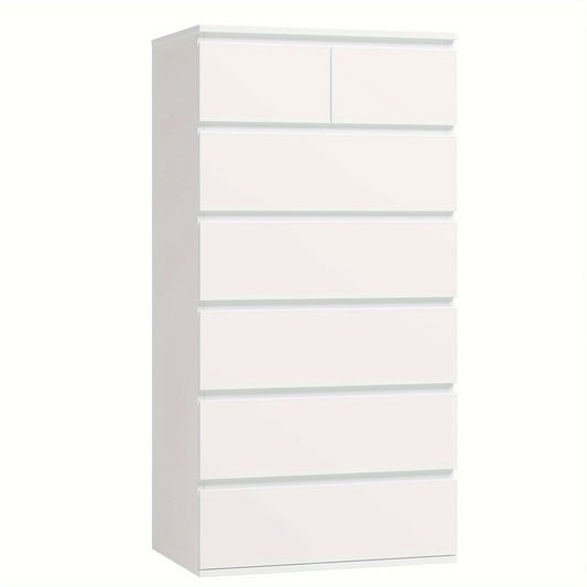 Chest Of Drawers – Ladekast – Kledingkast – Opbergkast – Slaapkamerkast – Modern Wit – 5 Lades – MDF Materiaal