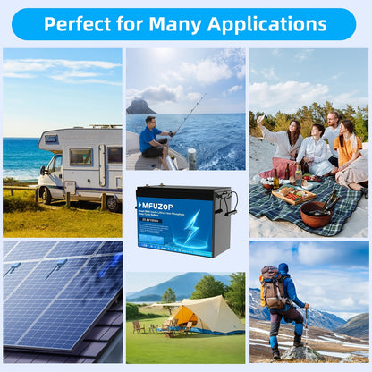 LiFePO4 Accu – Lithium Accu – Bootaccu – Camperaccu – Zonne-energie Accu – 25,6V 100Ah – Grade A Lithiumcellen – 15.000 Cycli Langdurige Levensduur