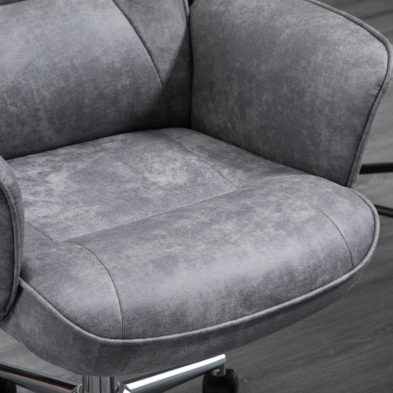 Ergonomische Bureaustoel – Bureaustoel – Werkstoel – Draaistoel – Schommelstoel – Hoogte Verstelbaar – Schommelfunctie – Microfiber Bekleding – Max. Draagkracht 120 kg