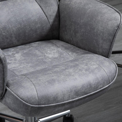 Ergonomische Bureaustoel – Bureaustoel – Werkstoel – Draaistoel – Schommelstoel – Hoogte Verstelbaar – Schommelfunctie – Microfiber Bekleding – Max. Draagkracht 120 kg