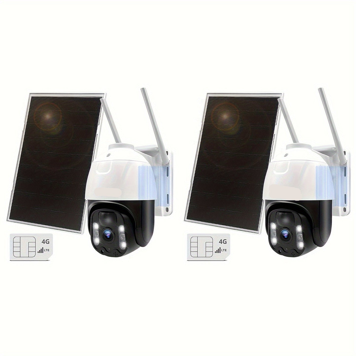 Draadloze Beveiligingscamera – Solar Camera – 3G 4G 5G Camera – Buiten Camera – 15600 mAh Batterij – Nachtzicht – Bewegingsdetectie