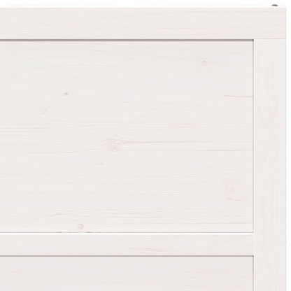 Houten Schuifdeur – Binnendeur – Raumtebesparende Deur – Glijdende Deur – Binnendeur Schuifpaneel – Massief Dennenhout – Wit Design – 100x208 cm – Stil en Soepel