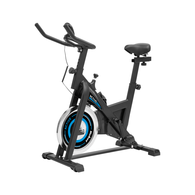 Spinningfiets – Hometrainer – Trainingsfiets – Fitnessfiets – Spinningtrainer – Verstelbaar Stuur en Zadel – 5 kg Vliegwiel met LCD-Scherm