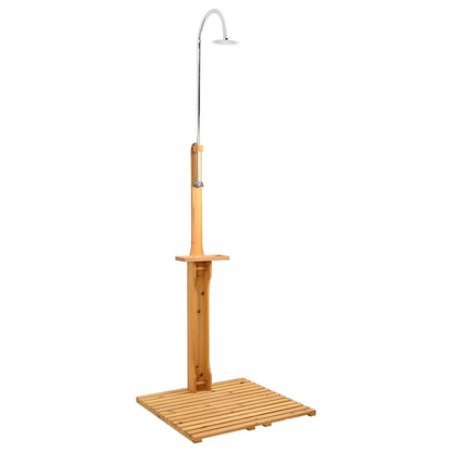 Buitendouche – Tuindouche – Zonnedouche – Campingdouche – Houtendouche – Weerbestendig Hardhout – Draaibare Douchekop