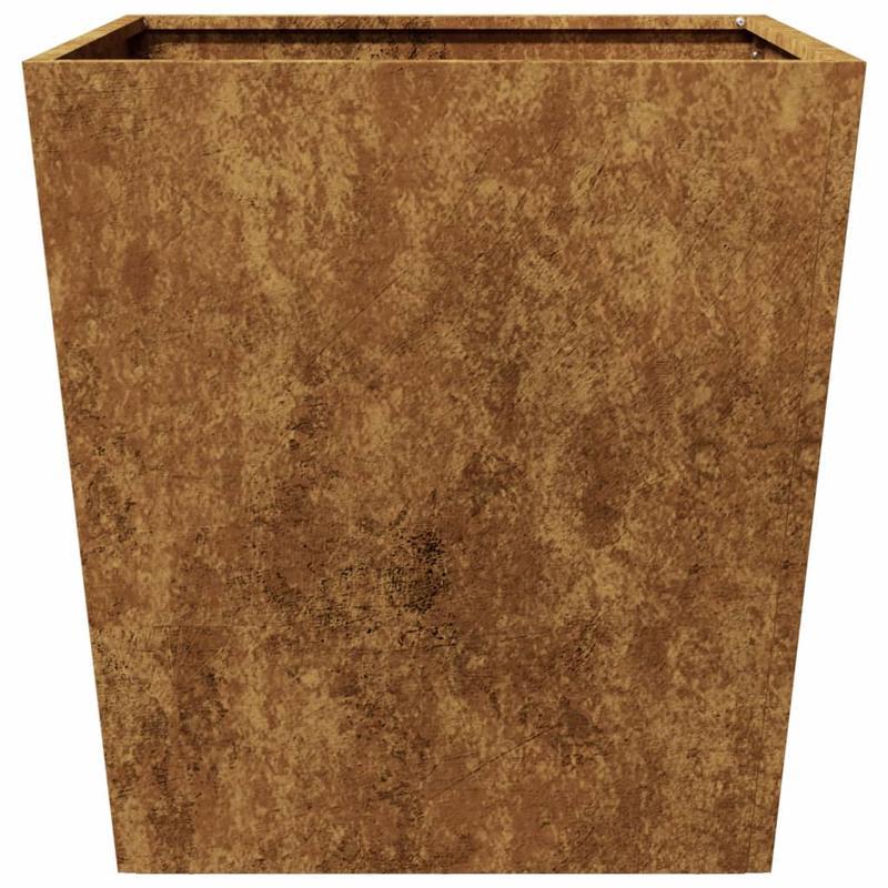 Plantenbakken – Plantenpotten – Bloempotten – Plantenbak – Plantenhouder – Cortenstaal – Set van 2 – 50x50x50 cm – Duurzaam & Industrieel Design